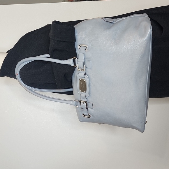 Authentic Michael Kors Genuine Leather Hamilton Weekender Bag TSA Travel Tote - Picture 4 of 15